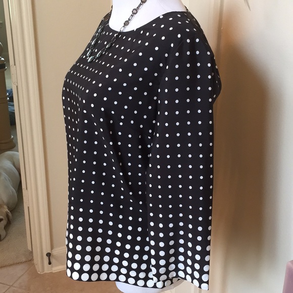 NWOT-JCrew polka dot top - Picture 6 of 8